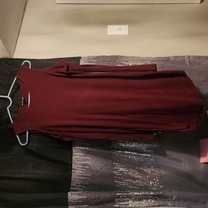 ⭐️KRISTIN NICOLE COLD SHOULDER WAFFLE DRESS